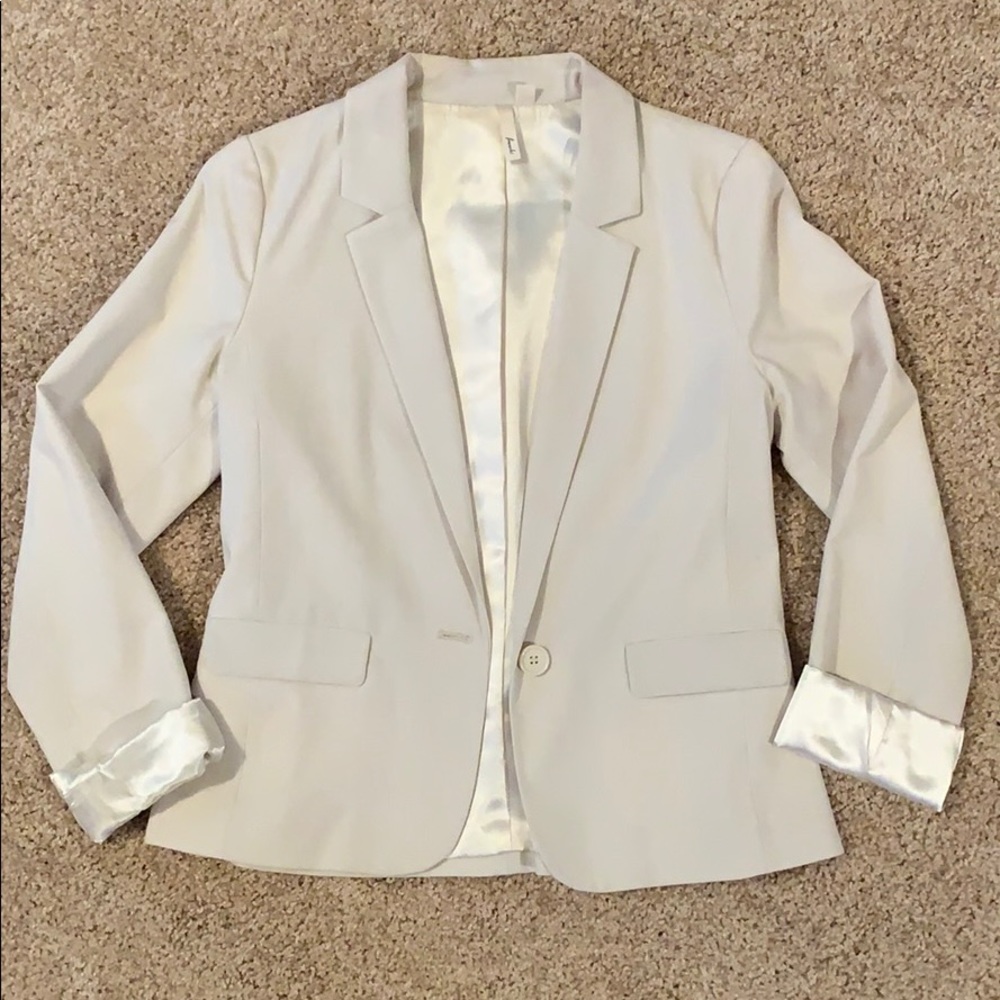 Frenchi Ivory Creme Blazer